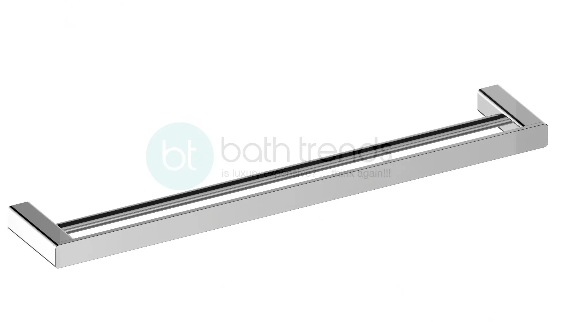 Aquamoon A20 Dual Towel Bar 24" Wall Mounted Accessory Chrome Finish