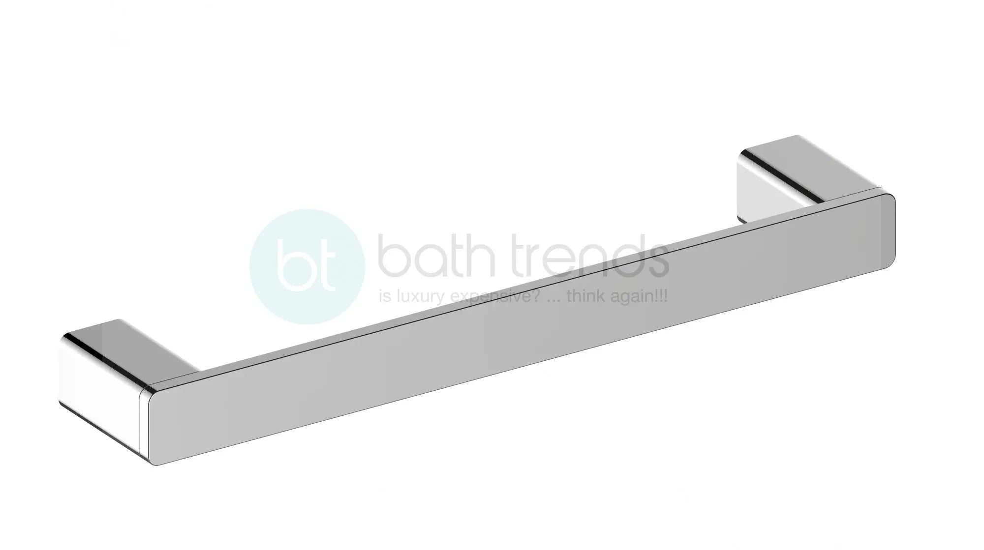 Aquamoon A20 Hand Towel Bar 11.75" Wall Mounted Accessory Chrome Finish