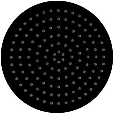 Aquamoon 12" Matte Black Round Stainless Steel Shower Head Modern Shower Head 12 x 0.5