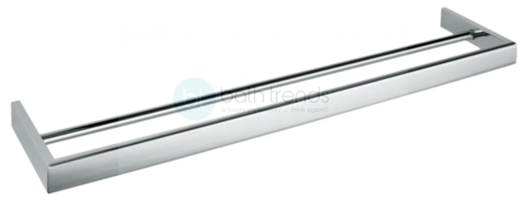 Aquamoon A34 Dual Towel Bar 24" Wall Mounted Accessory Chrome Finish