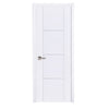 Contemporary SURFACE WHITE  Interior Door Slab  Solid Core Stripes Modern Door, White Pack 32 x 80 x 1 9/16)