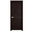 Contemporary VERONA Interior Door ( Slab + Frame + Moulding + Hinches) Solid Core Stripes Modern Door,  wenge Pack 28 x 80 x 1 9/16)