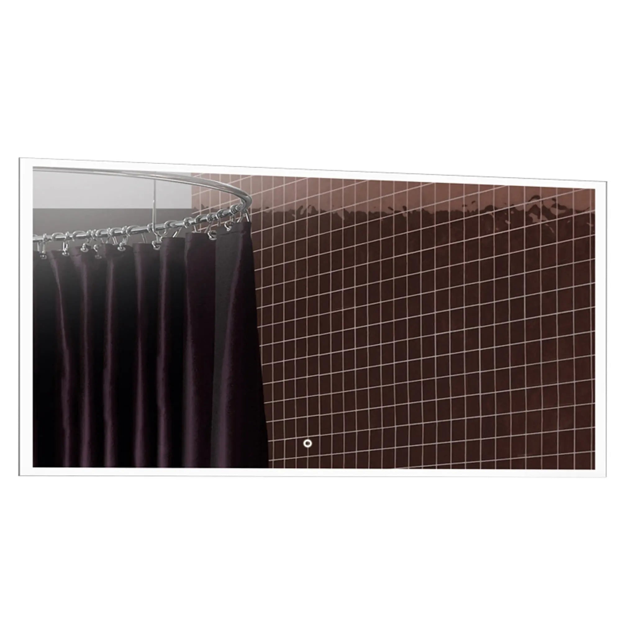 Aquamoon 2399 LED Bathroom Mirror 48" x 31" Wall Mounted With Bottom Front Touch On/Off 6000K High Lumen