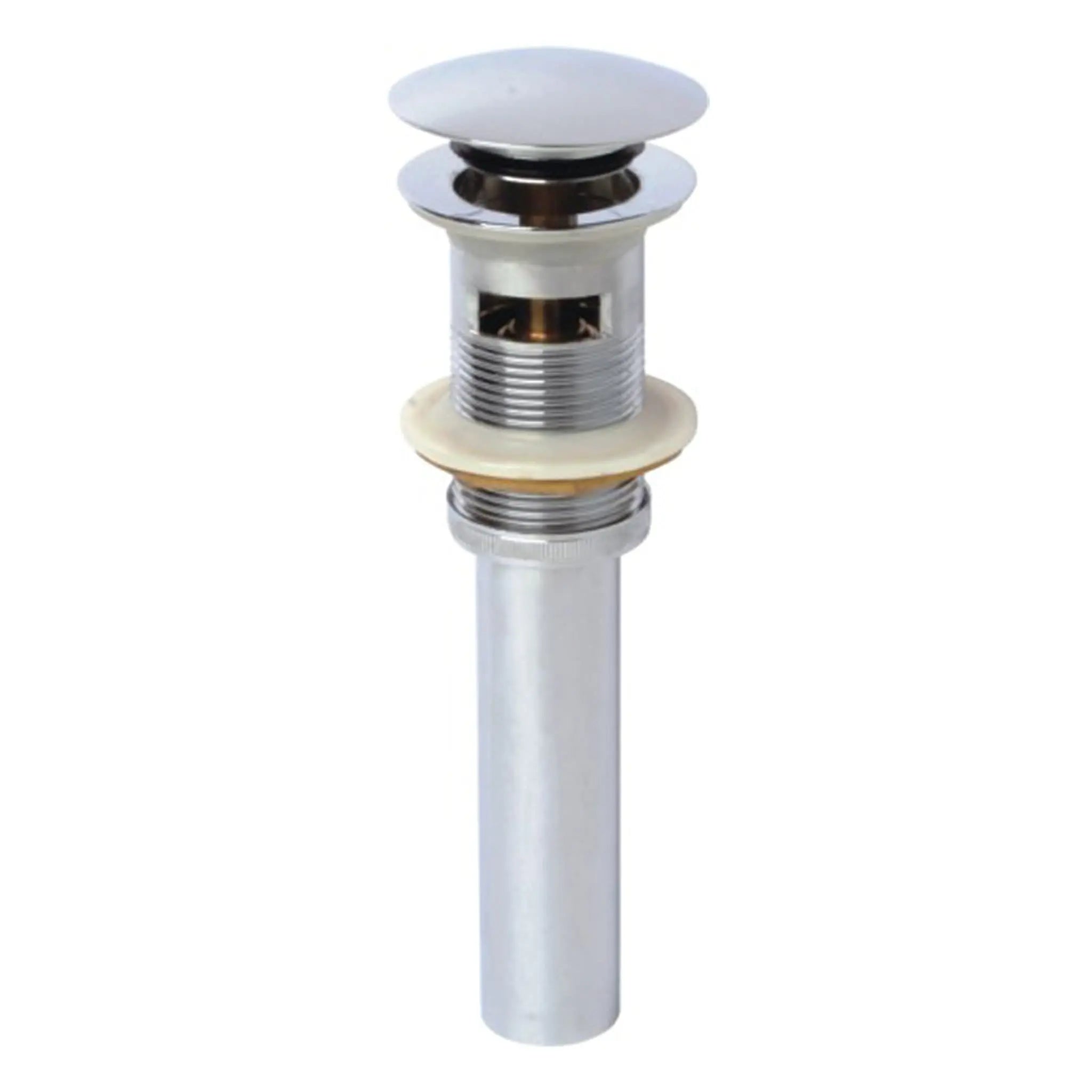 Aquamoon Bathroom Faucet Vessel Vanity Sink Round Pop Up Drain Stopper with Overflow, Chrome Finish PP0201