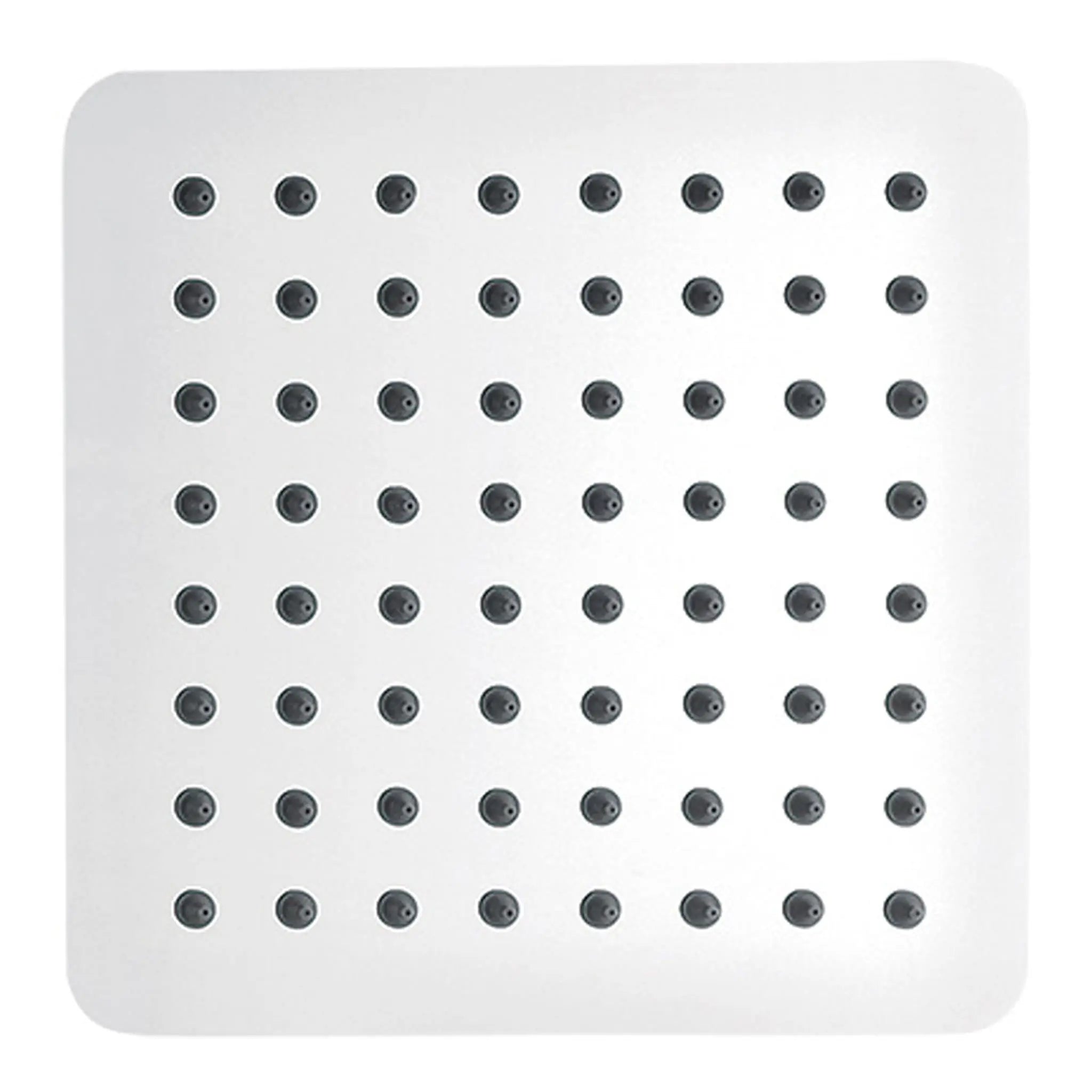 Aquamoon 8" Brush Nickel Square Stainless Steel Shower Head Modern Shower Head 8 x 0.5