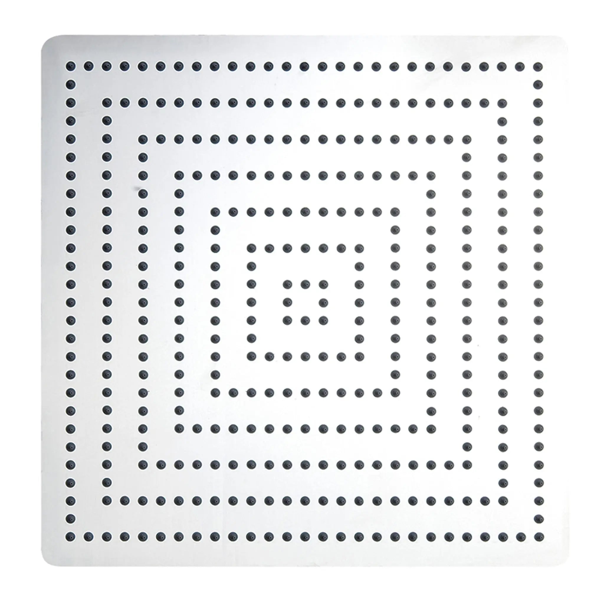 Aquamoon 20" Chrome Square Stainless Steel Shower Head Modern Shower Head 20 x 0.5