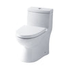 Eago TB 361 Elongated One Piece Dual Flush Toilet With Soft Closing Seat