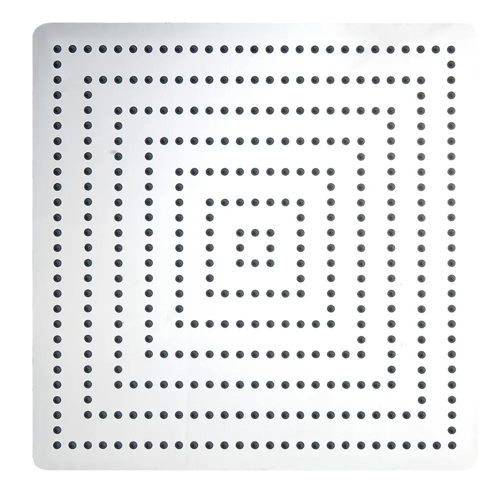 Aquamoon 20" Square Brush Nickel Stainless Steel Shower Head Modern Shower Head 20 x 0.5