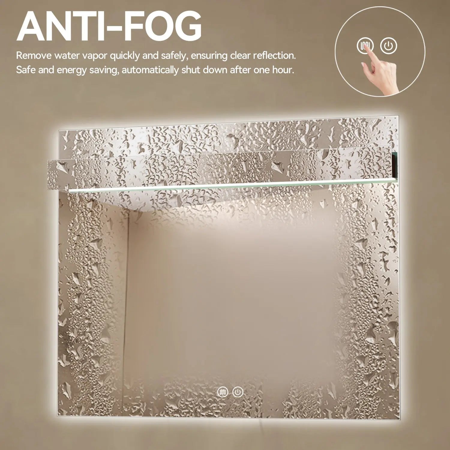 Aquamoon 8399 LED Bathroom Mirror 39