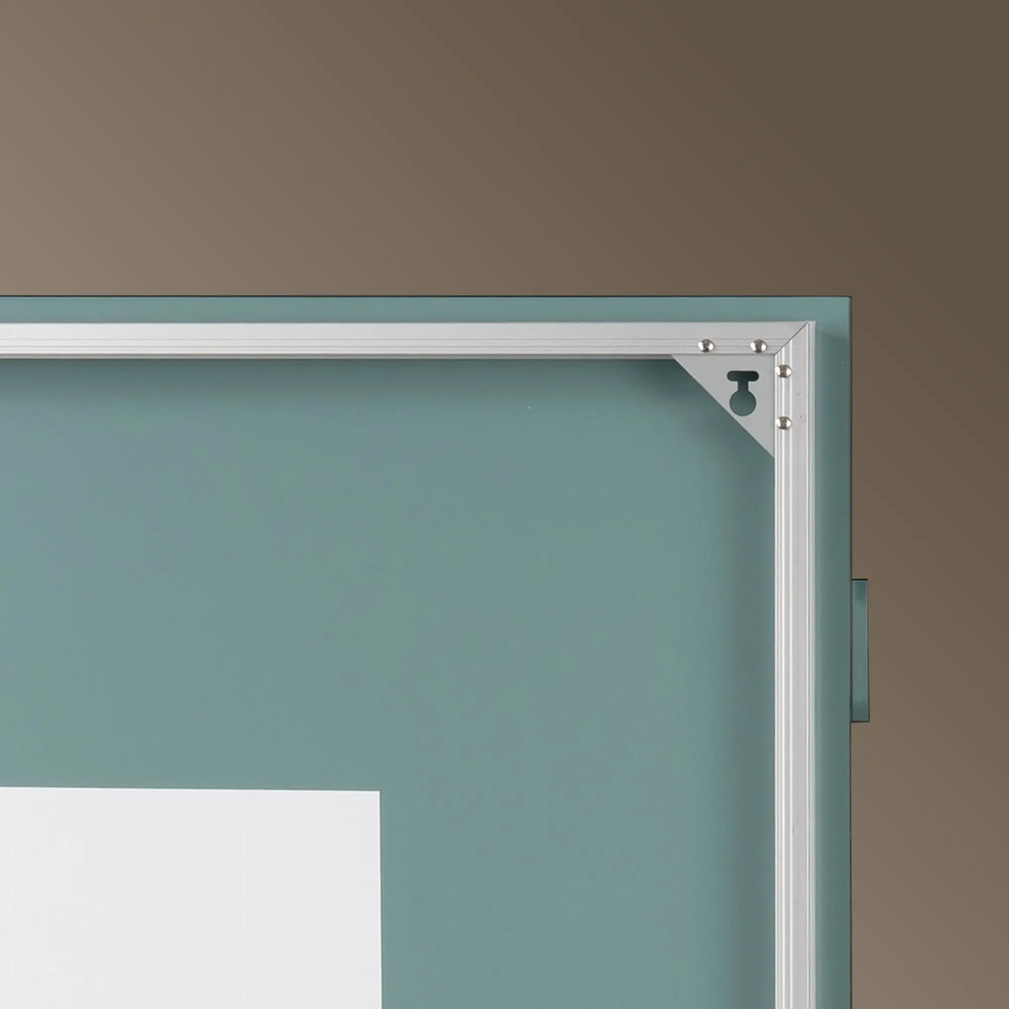 Aquamoon 8399 LED Bathroom Mirror 39" x 31" Wall Mounted With Bottom Front Touch On/Off Switch 6000K High Lumen 