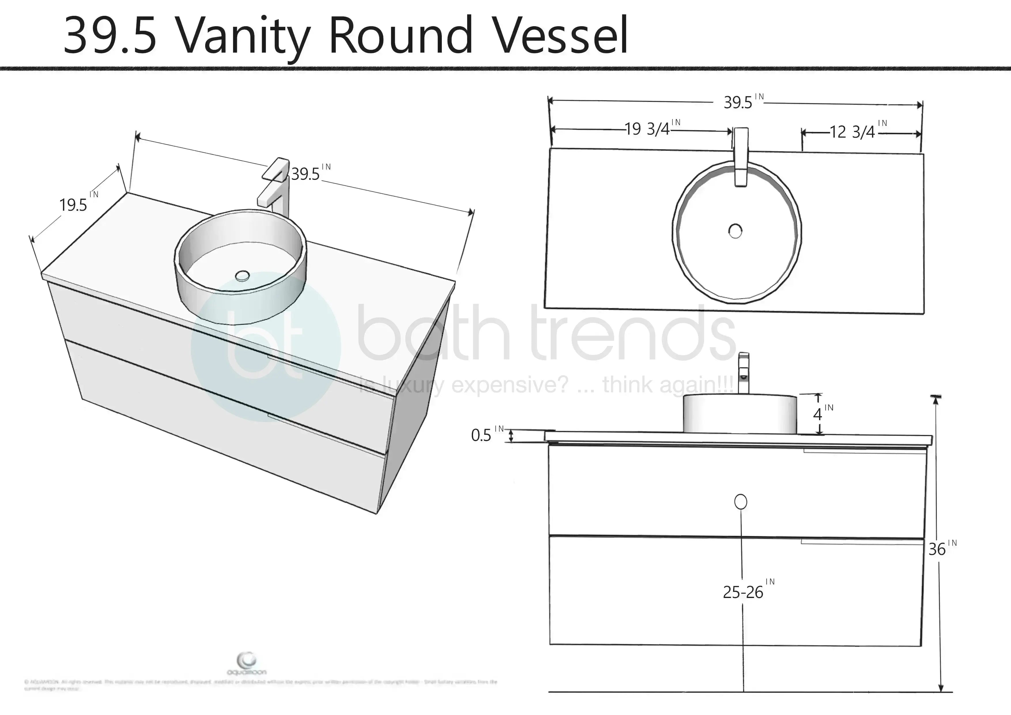 Venice 39.5 Anthracite High Gloss Cabinet, Ares Navy Blue Top And Ares Navy Blue Ceramic Basin, Wall Mounted Modern Vanity Set 