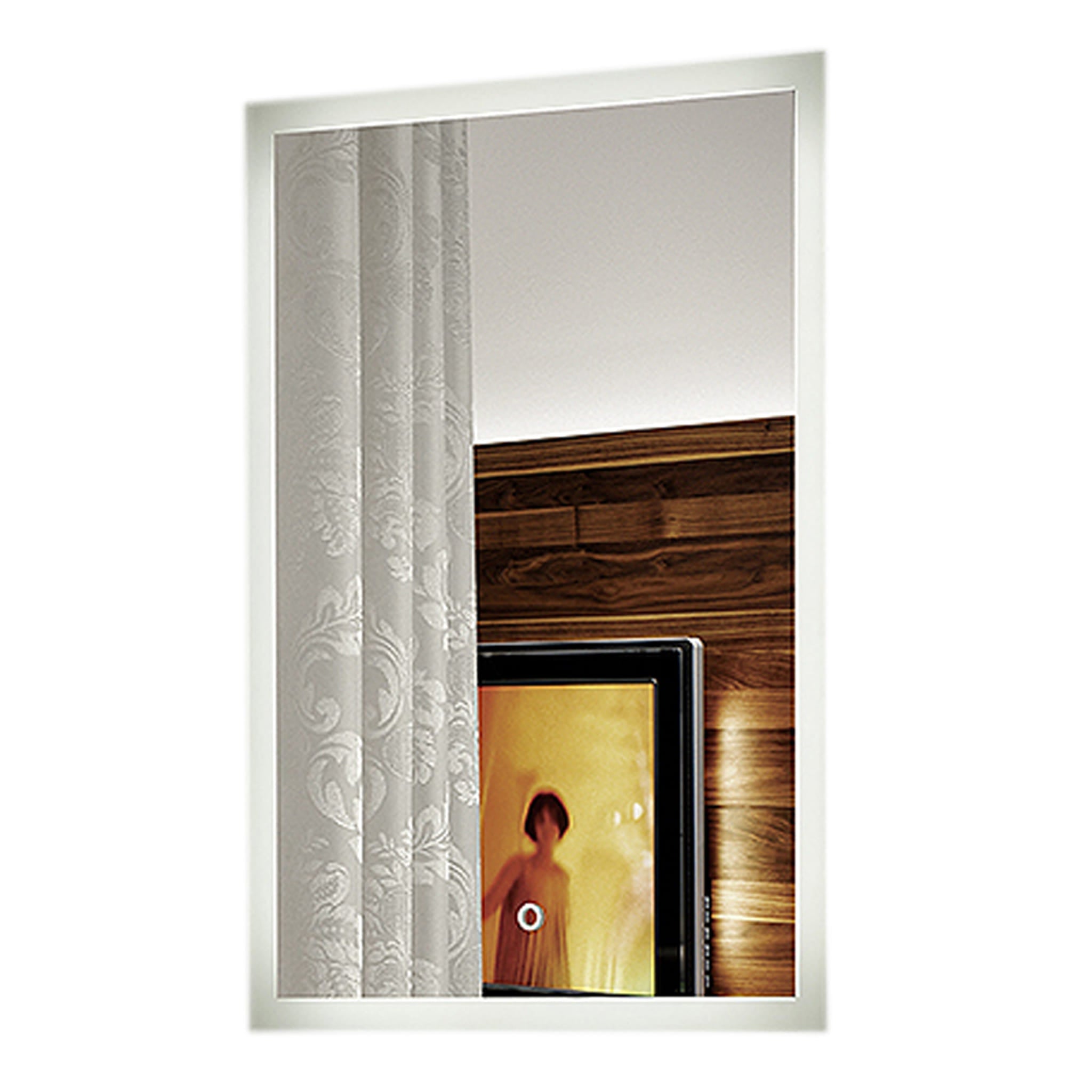 Aquamoon 2399 LED Bathroom Mirror 31" x 48" Wall Mounted With Bottom Front Touch On/Off 6000K High Lumen 