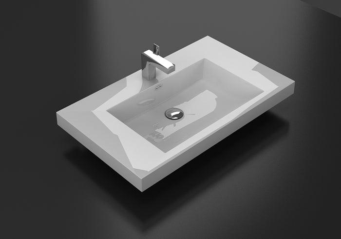 Aquamoon Ocean 31" Integrated/Countertop Sink bathtrends_usa