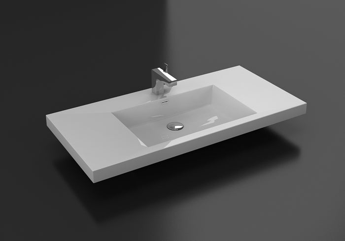 Aquamoon Ocean 39" Integrated/Countertop Sink