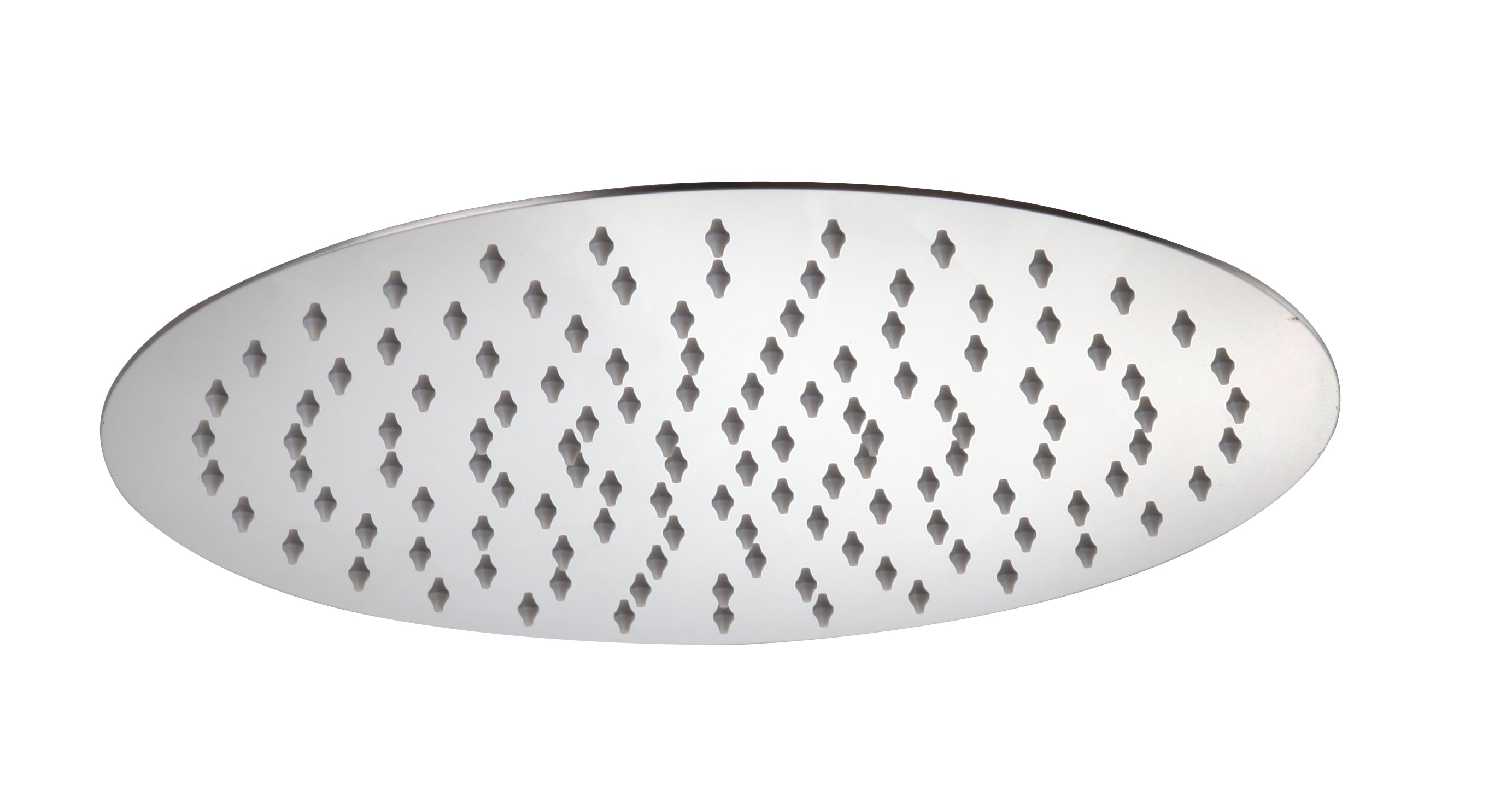 Aquamoon 12" Chrome Round Stainless Steel Shower Head Modern Shower Head 12 x 0.5 bathtrends_usa