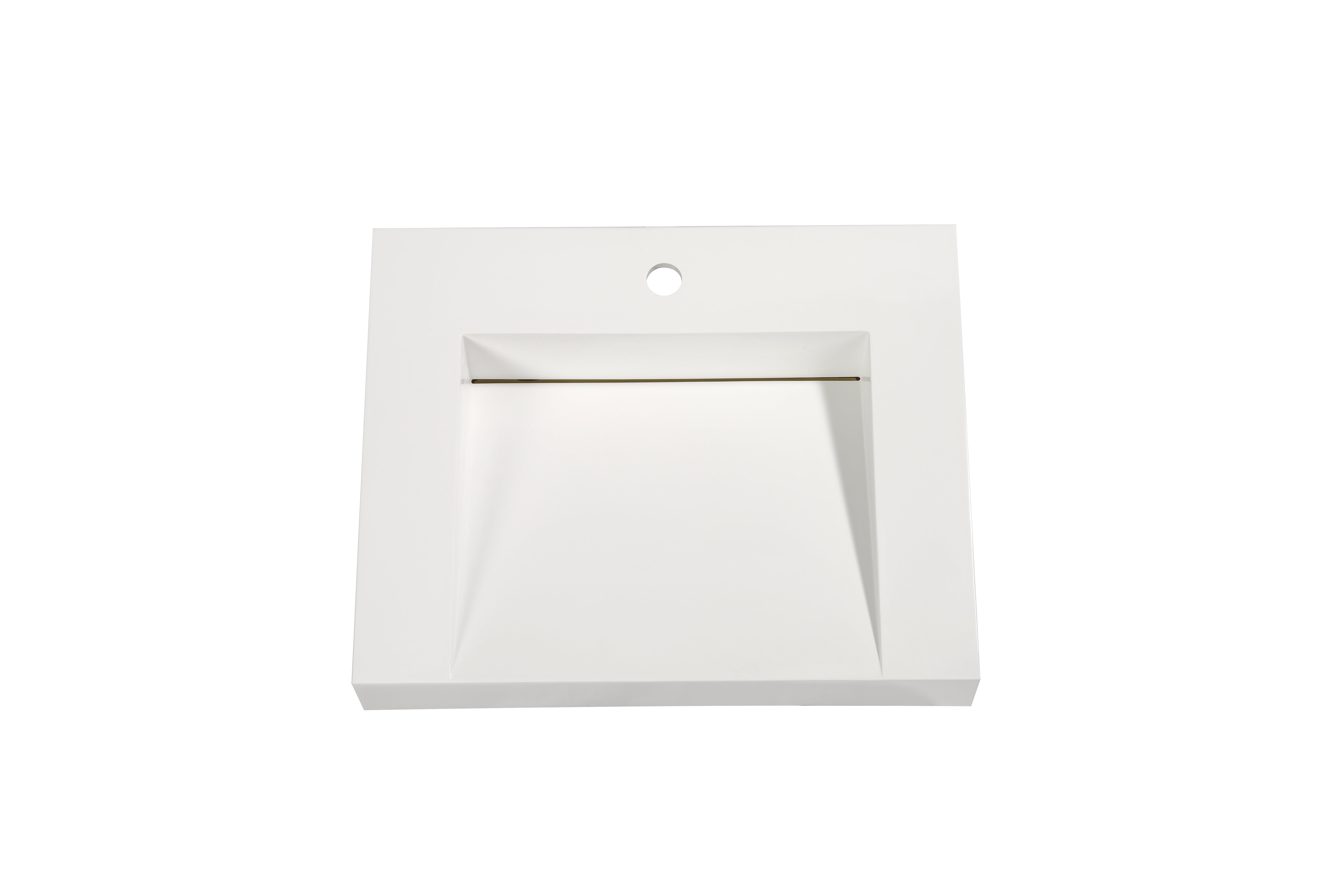 Aquamoon Venice 24" Integrated /Countertop White Infinity  Sink