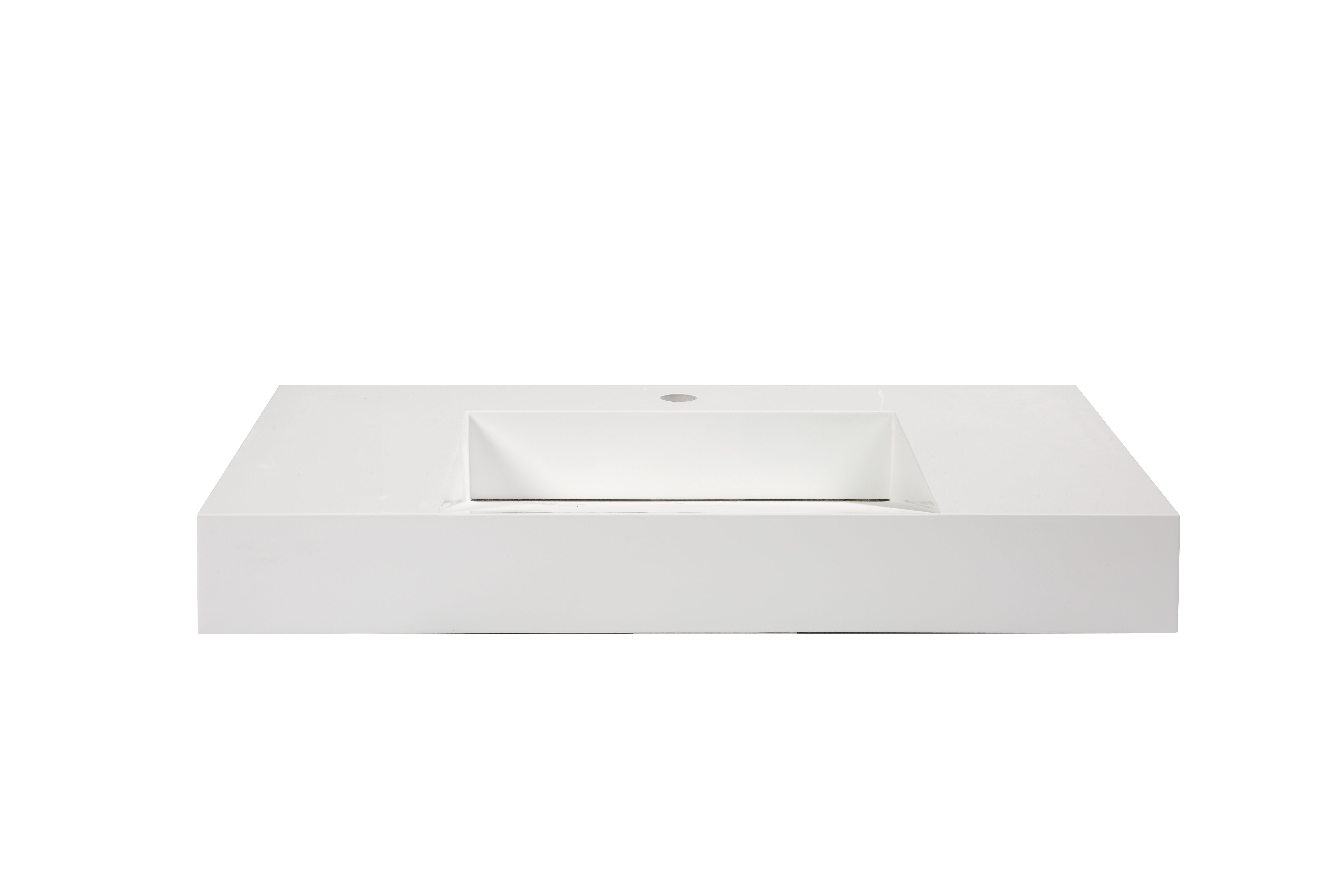 Aquamoon Venice 31" Integrated /Countertop White Infinity  Sink