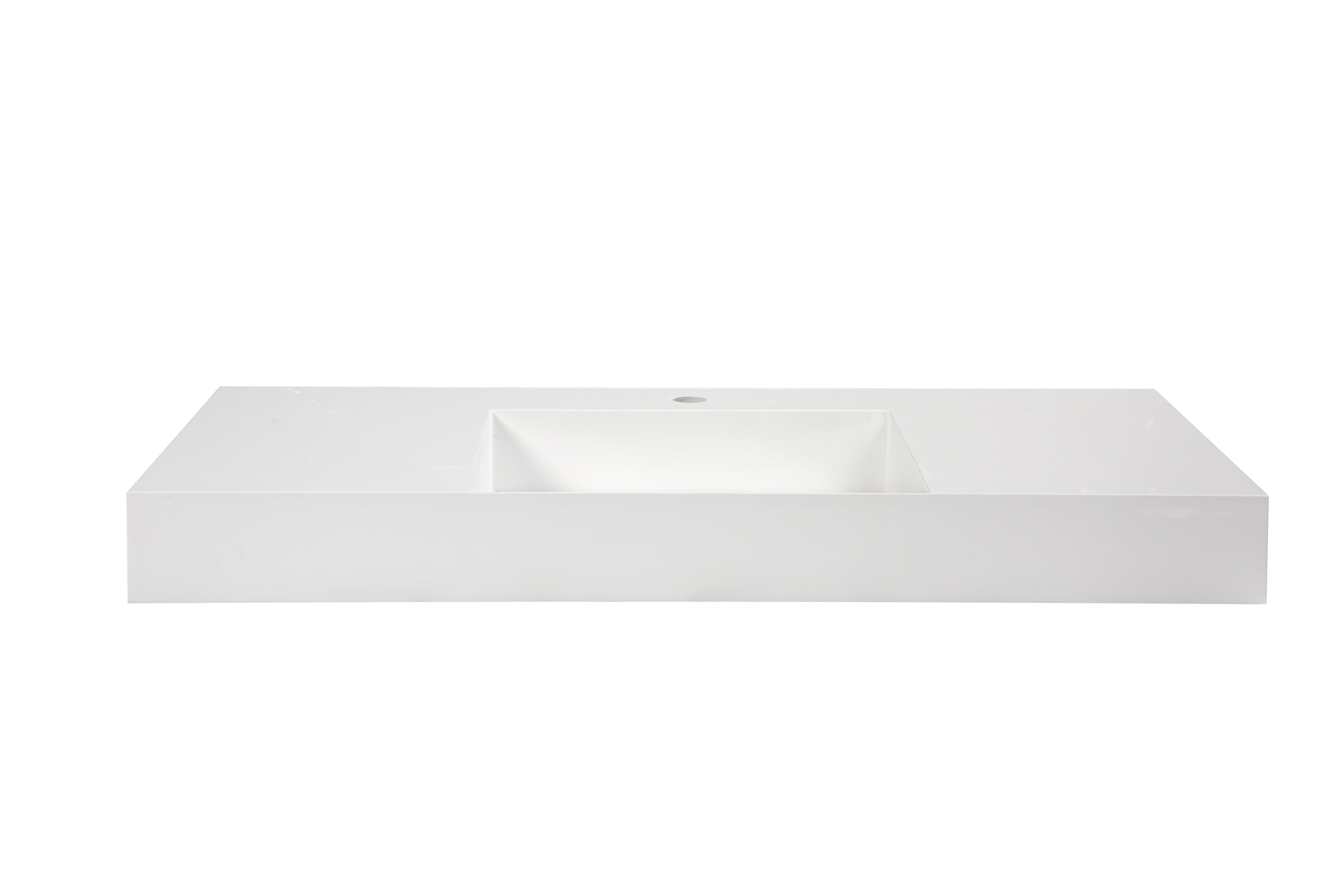 Aquamoon Venice 39" Integrated /Countertop White Infinity  Sink