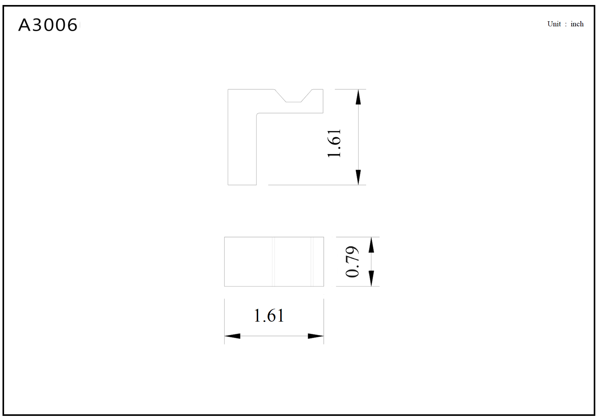 Aquamoon A30 Hook Wall Mounted Accessory Brushed Nickel Finish 