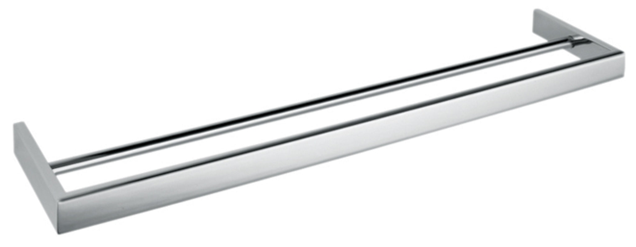 Aquamoon A34 Dual Towel Bar 24" Wall Mounted Accessory Chrome Finish 