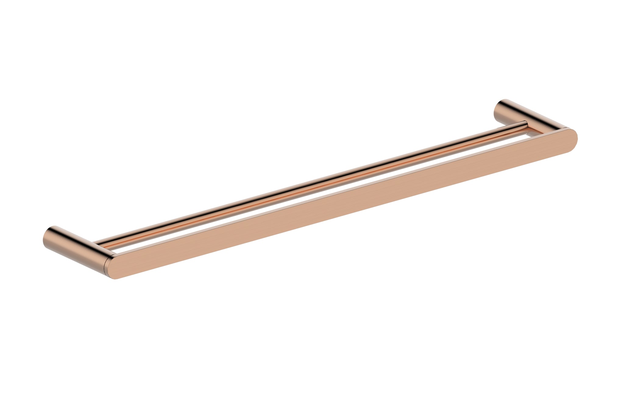 Aquamoon A40 Dual Towel Bar 24" Wall Mounted Accessory Rose Gold Finish Bath Trends USA