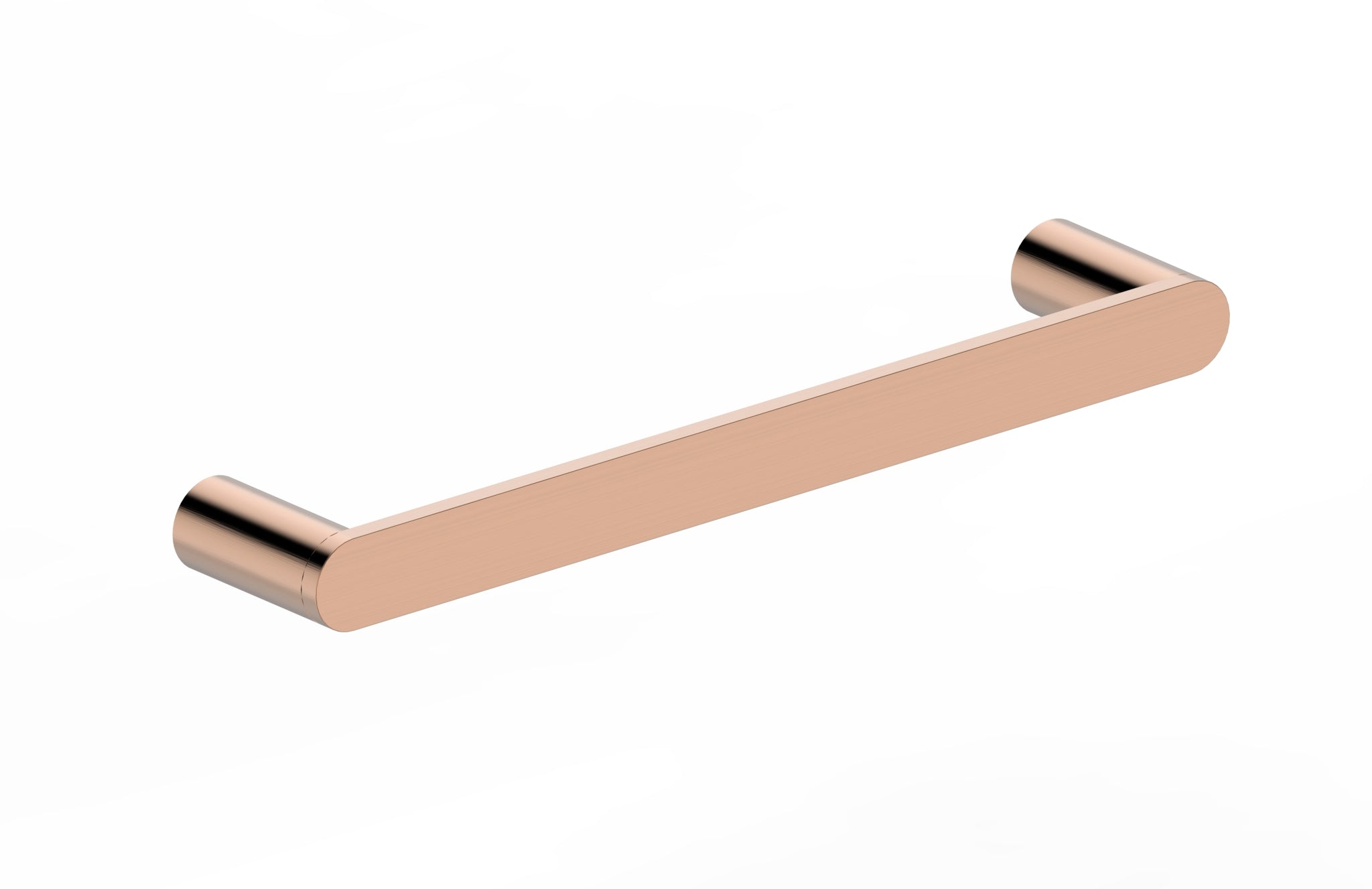 Aquamoon A40 Hand Towel Bar 11.75" Wall Mounted Accessory Rose Gold Finish Bath Trends USA