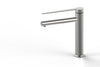 Aquamoon Bali Collection Single Lever Bathroom Vessel Faucet Brushed Nickel Finish