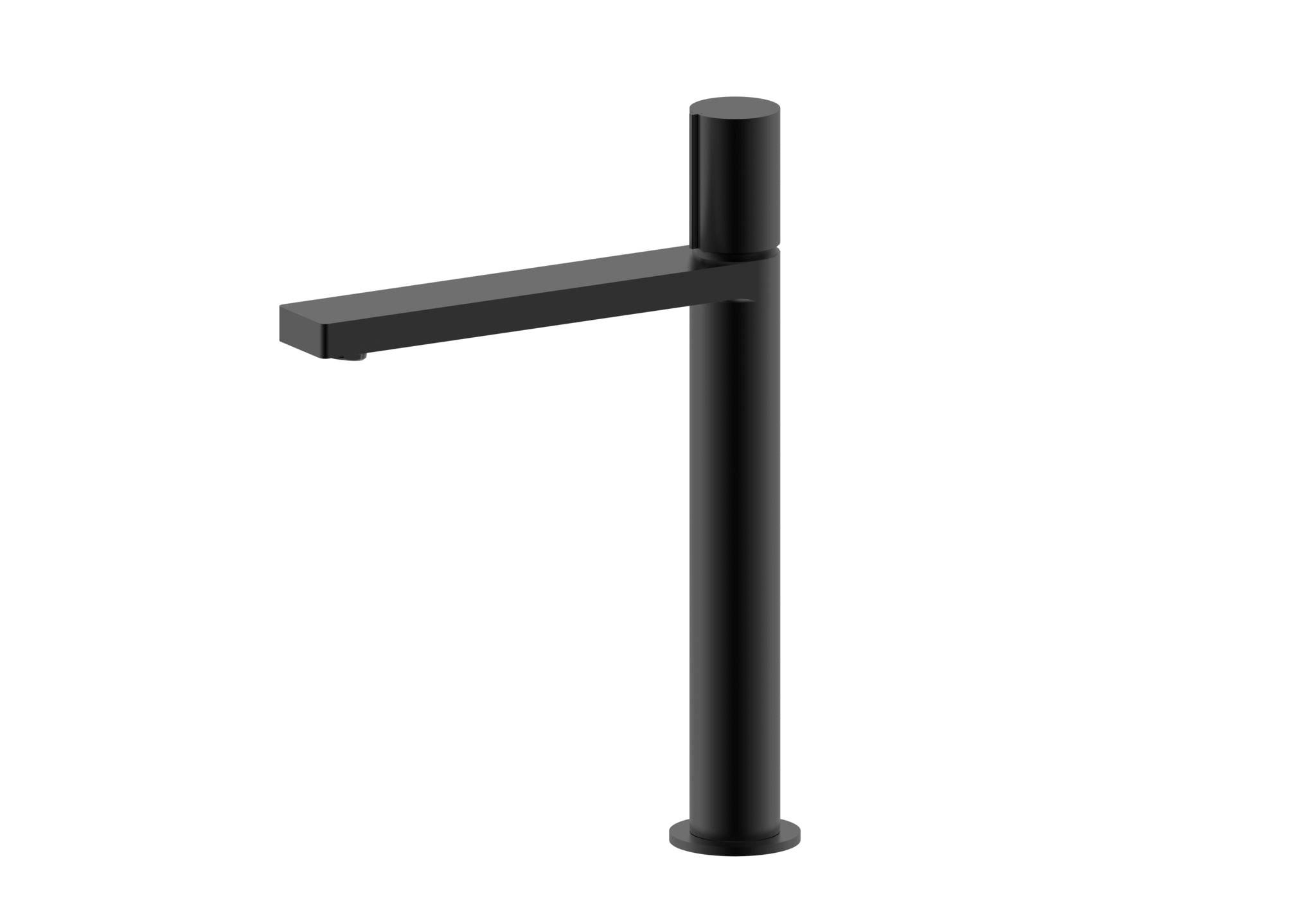 Aquamoon Barcelona Collection Single Lever Bathroom Vessel Faucet Matte Black Finish Bath Trends USA