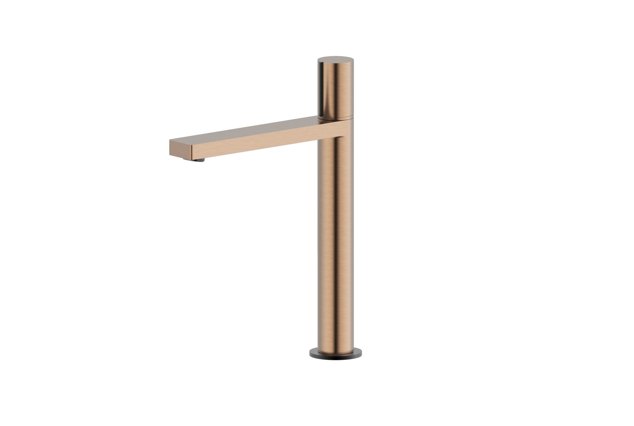 Aquamoon Barcelona Collection Single Lever Bathroom Vessel Faucet Rose Gold Finish