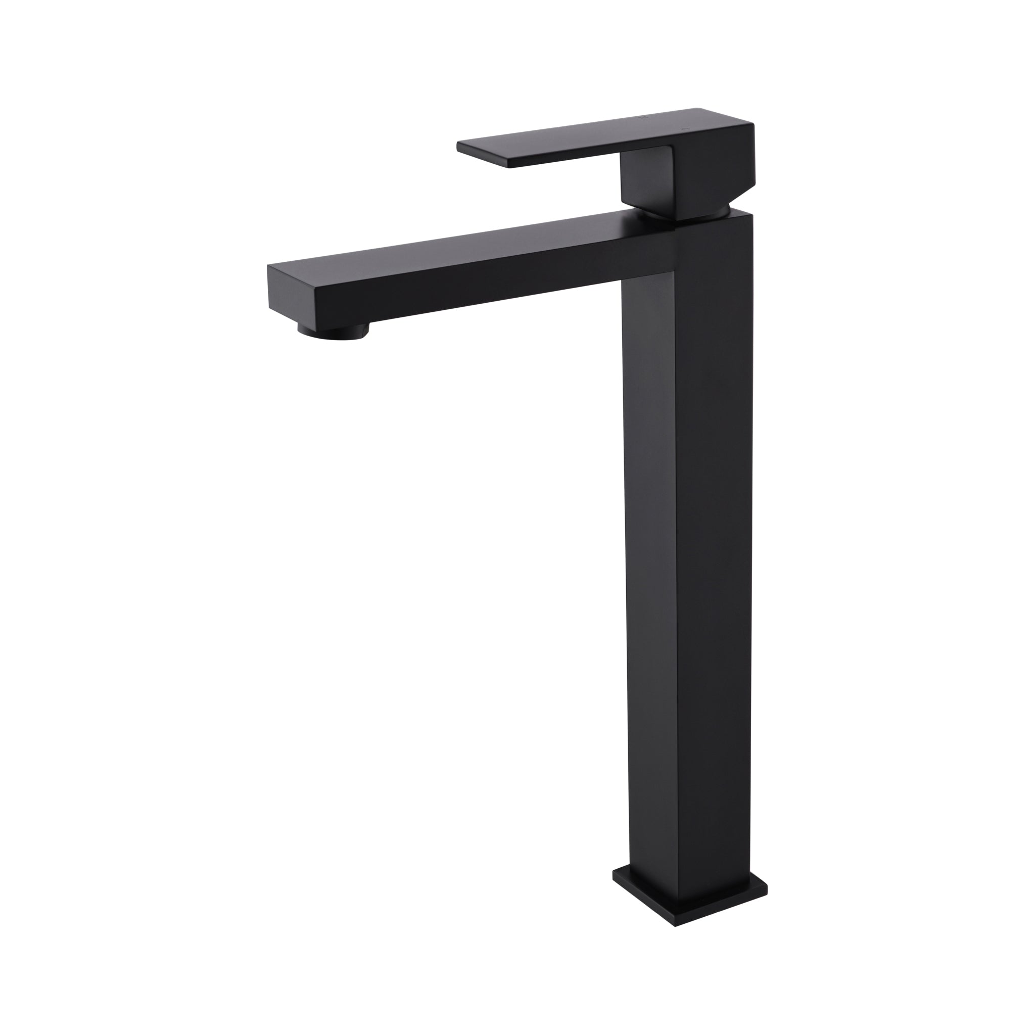 Aquamoon Milan Collection Single Lever Bathroom Vessel Faucet Matte Black Finish