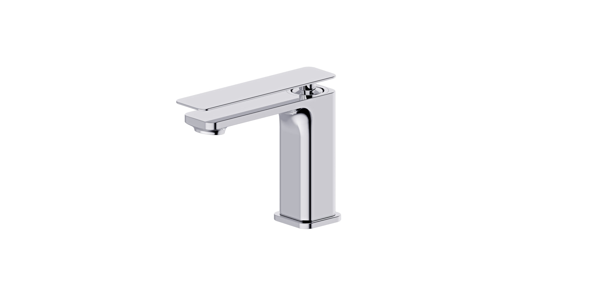 Aquamoon Axo Collection Single Lever Bathroom Vanity Faucet Chrome Finish Bath Trends USA