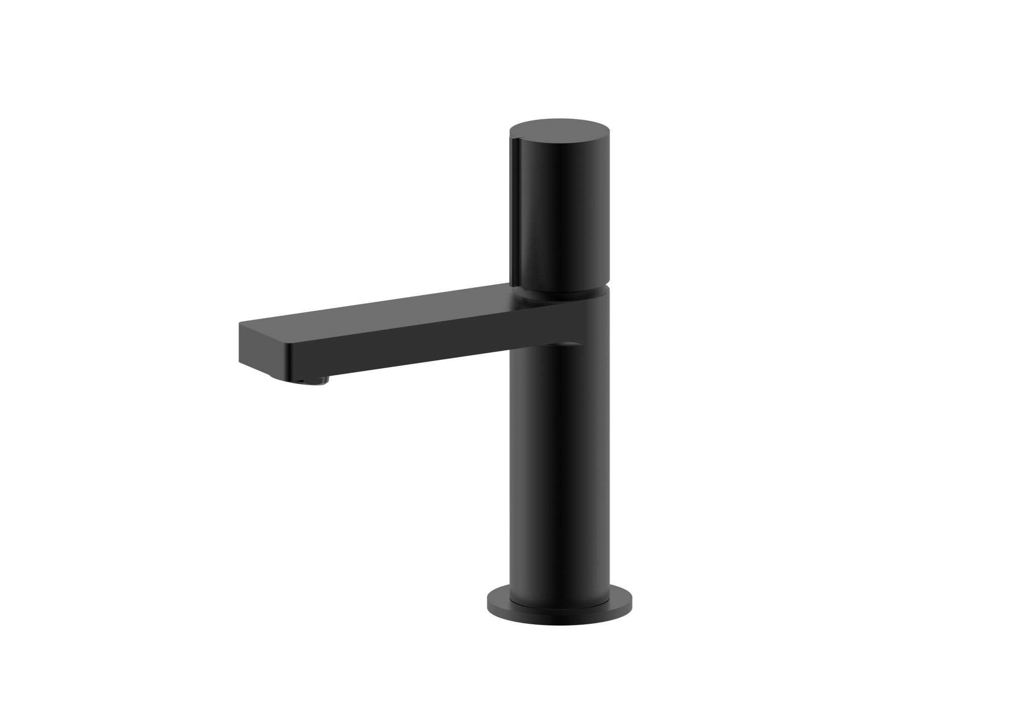 Aquamoon Barcelona Collection Single Lever Bathroom Vanity Faucet Matte Black/Rose Gold Finish