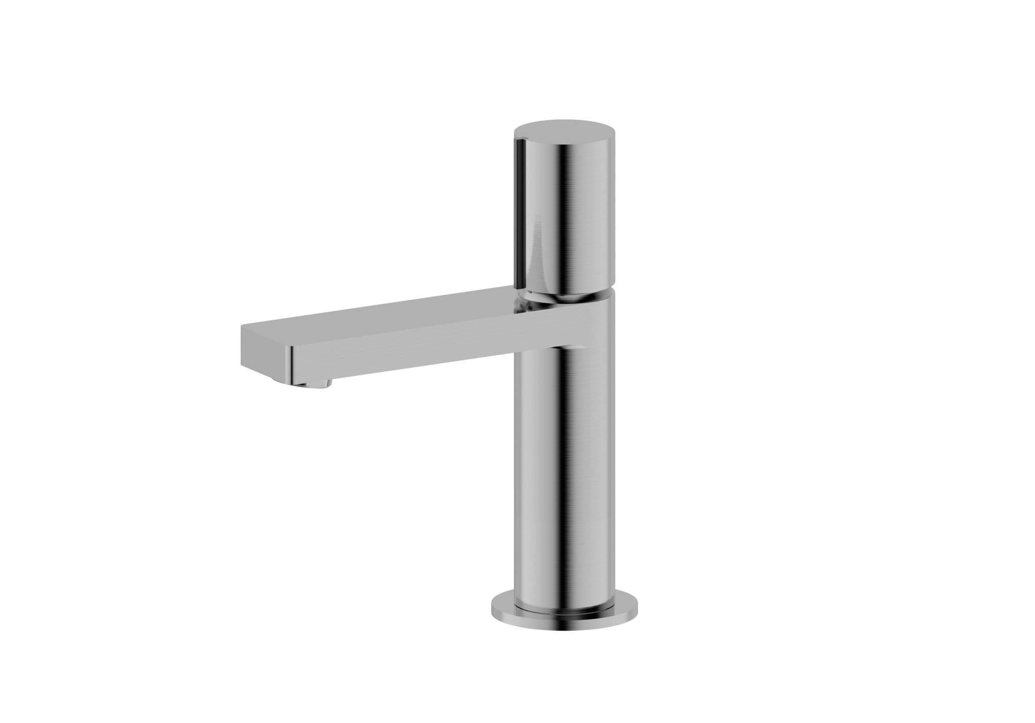 Aquamoon Barcelona Collection Single Lever Bathroom Vanity Faucet Brushed Nickel Finish Bath Trends USA