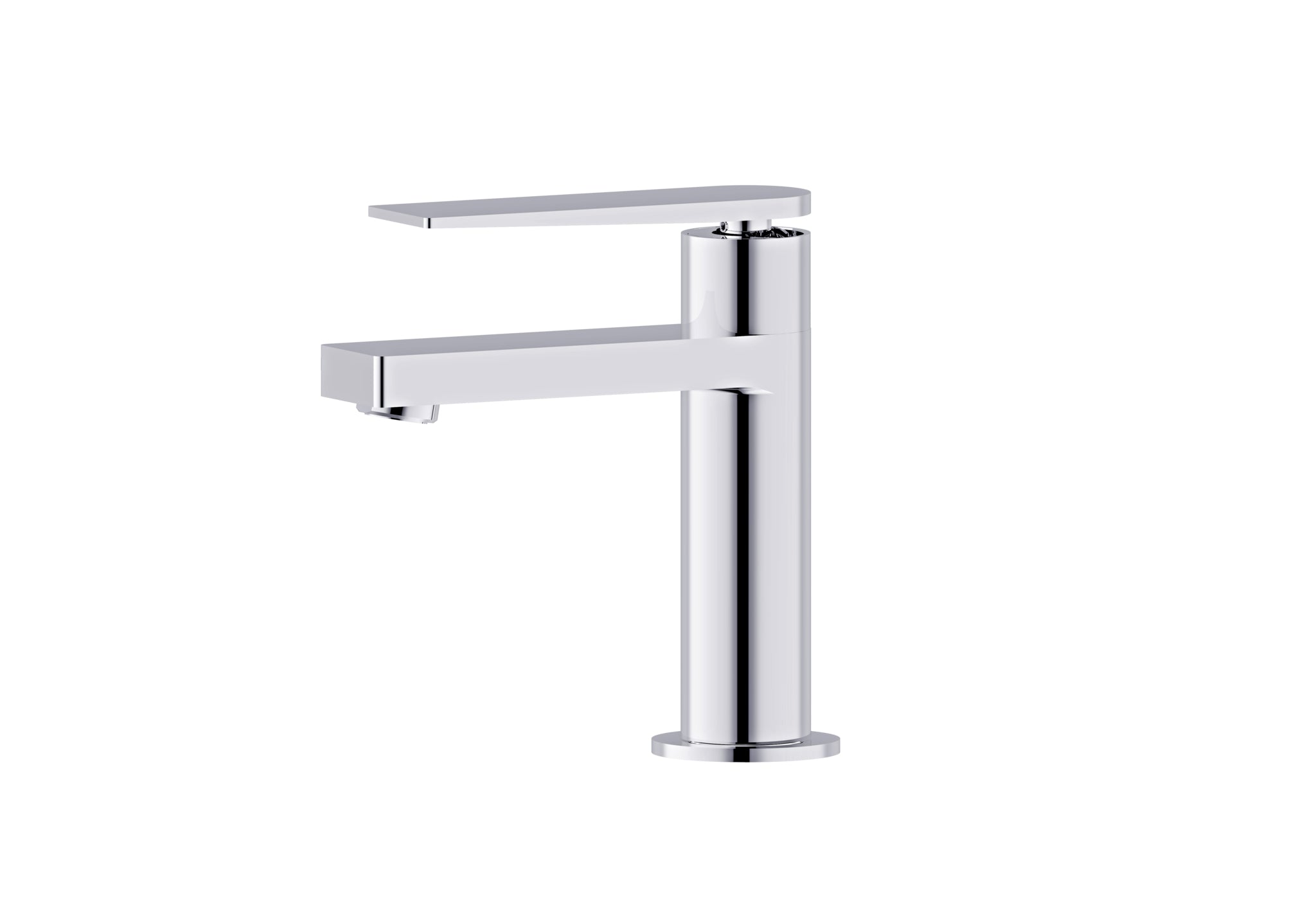 Aquamoon Havana Collection Single Lever Bathroom Vanity Faucet Chrome Finish