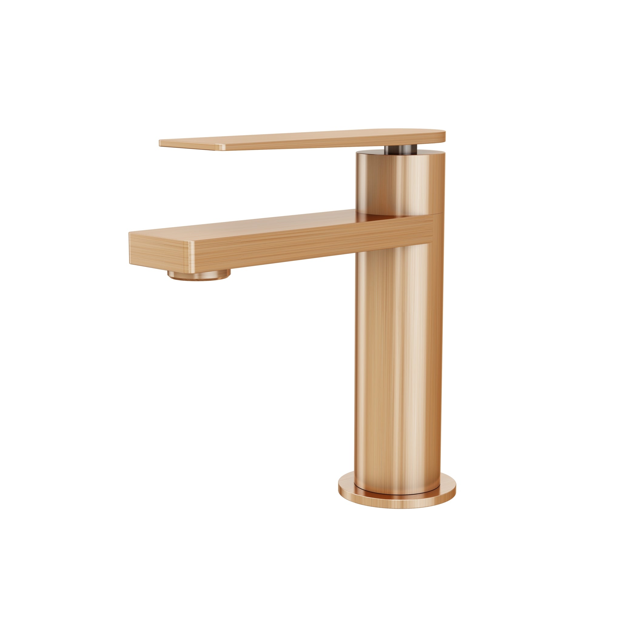 Aquamoon Havana Collection Single Lever Bathroom Vanity Faucet Rose Gold Finish