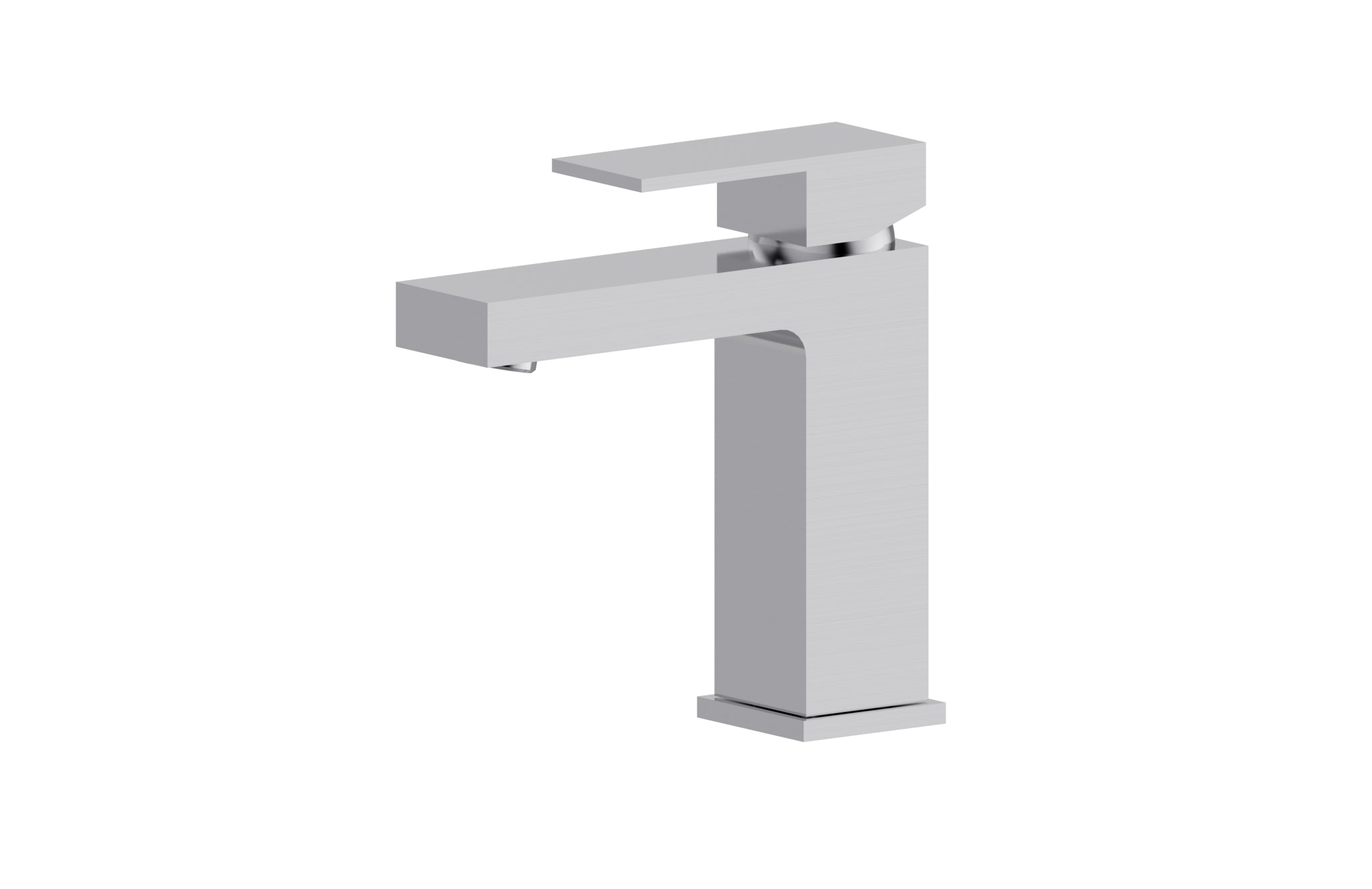 Aquamoon Milan Collection Single Lever Bathroom Vanity Faucet Brushed Nickel Finish Bath Trends USA