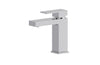 Aquamoon Milan Collection Single Lever Bathroom Vanity Faucet Brushed Nickel Finish