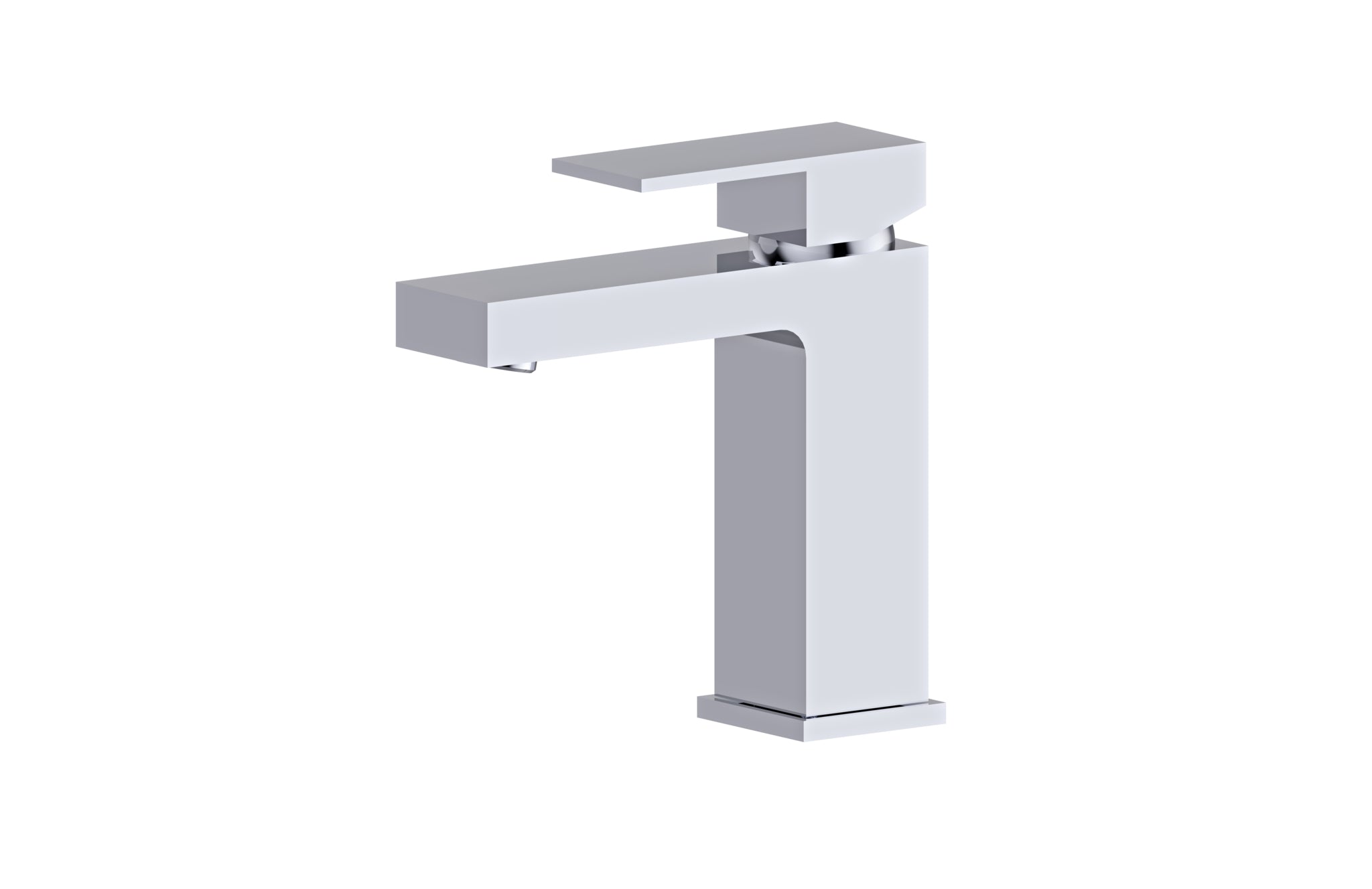 Aquamoon Milan Collection Single Lever Bathroom Vanity Faucet Chrome Finish Bath Trends USA