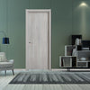 Contemporary NATURE ASH GREY Interior Door Slab  Solid Core Stripes Modern Door,  AshOak Pack 36 x 80 x 1 9/16)