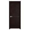 Contemporary VERONA Interior Door ( Slab + Frame + Moulding + Hinches) Solid Core Stripes Modern Door, wenge Pack 36 x 80 x 1 9/16)
