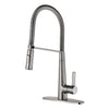 Aquamoon Cronos Single-Handle Kitchen Sink Faucet, Brushed Nickel Finish