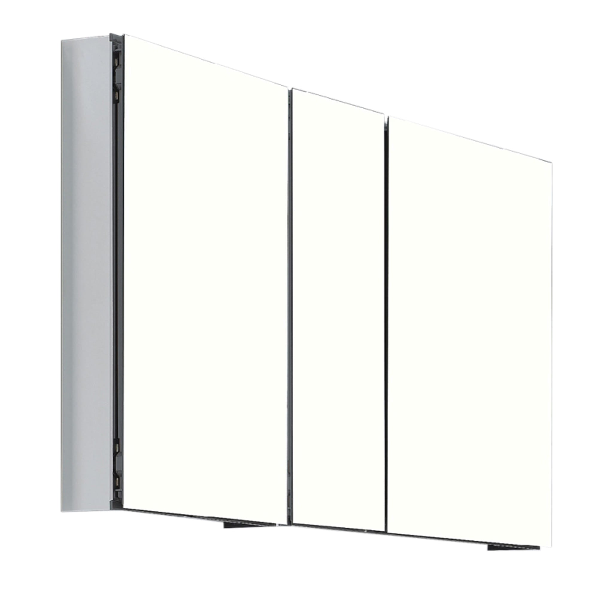 Aquamoon MM50 Frameless Plain 50" x26" Bathroom Medicine Cabinet Mirror Recess or Wall Mounted Installation bathtrends_usa