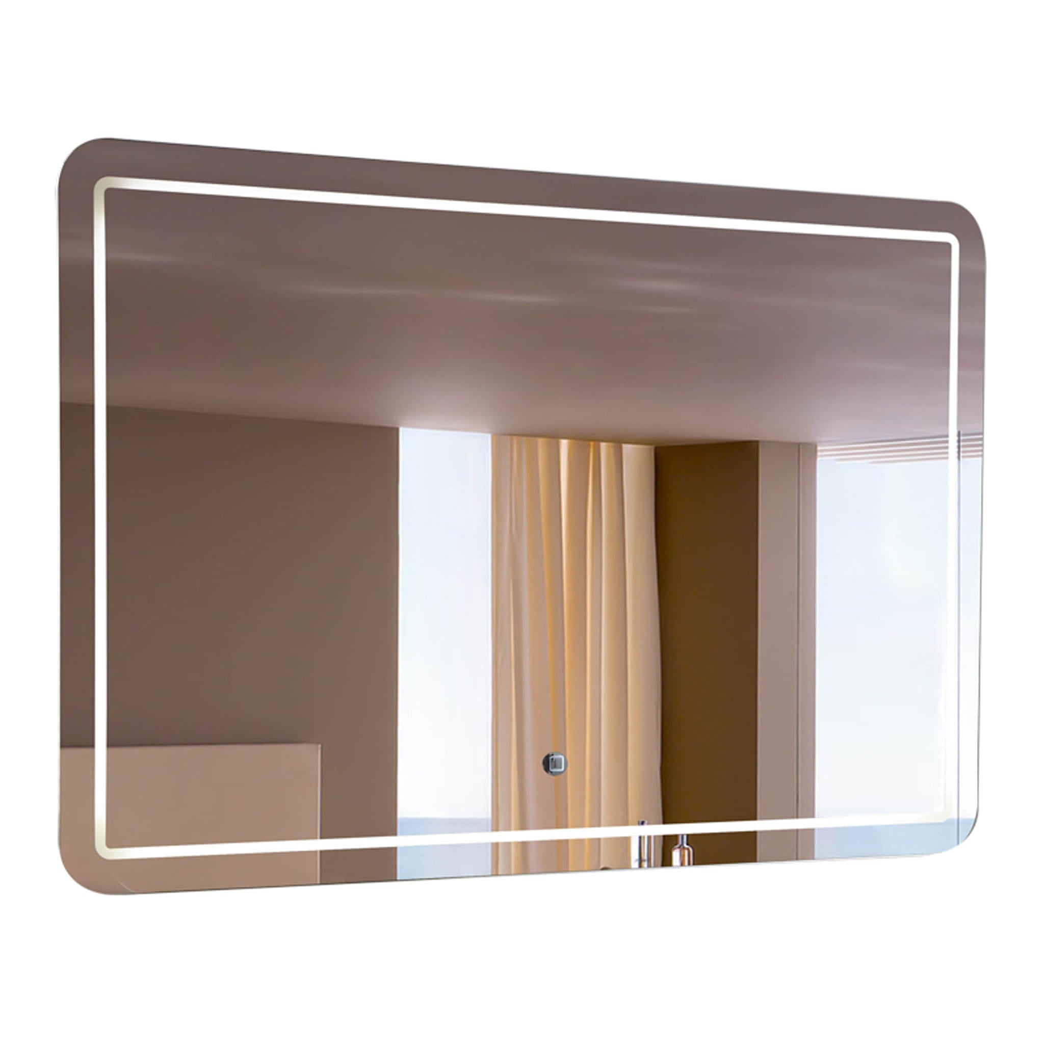 Aquamoon 1989 LED Bathroom Mirror 60" x 31" Wall Mounted Side Switch 6000K High Lumen bathtrends_usa