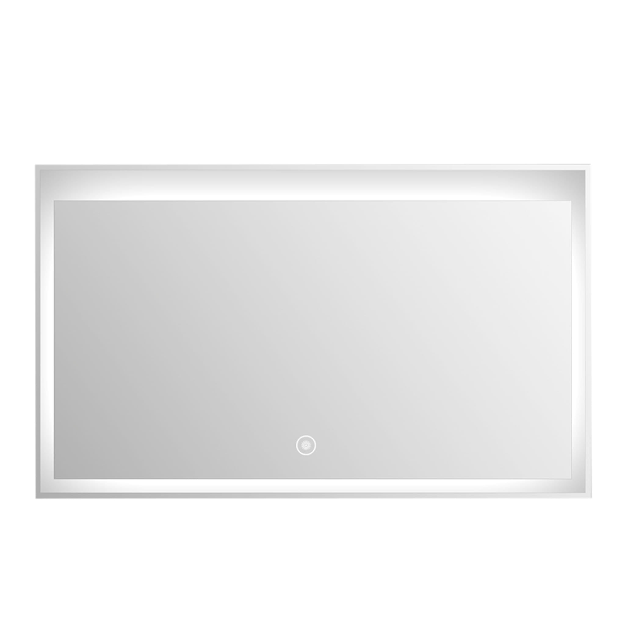 Aquamoon Twinkle LED Bathroom Mirror 39" x 31" Wall Mounted Side Switch 6000K High Lumen bathtrends_usa