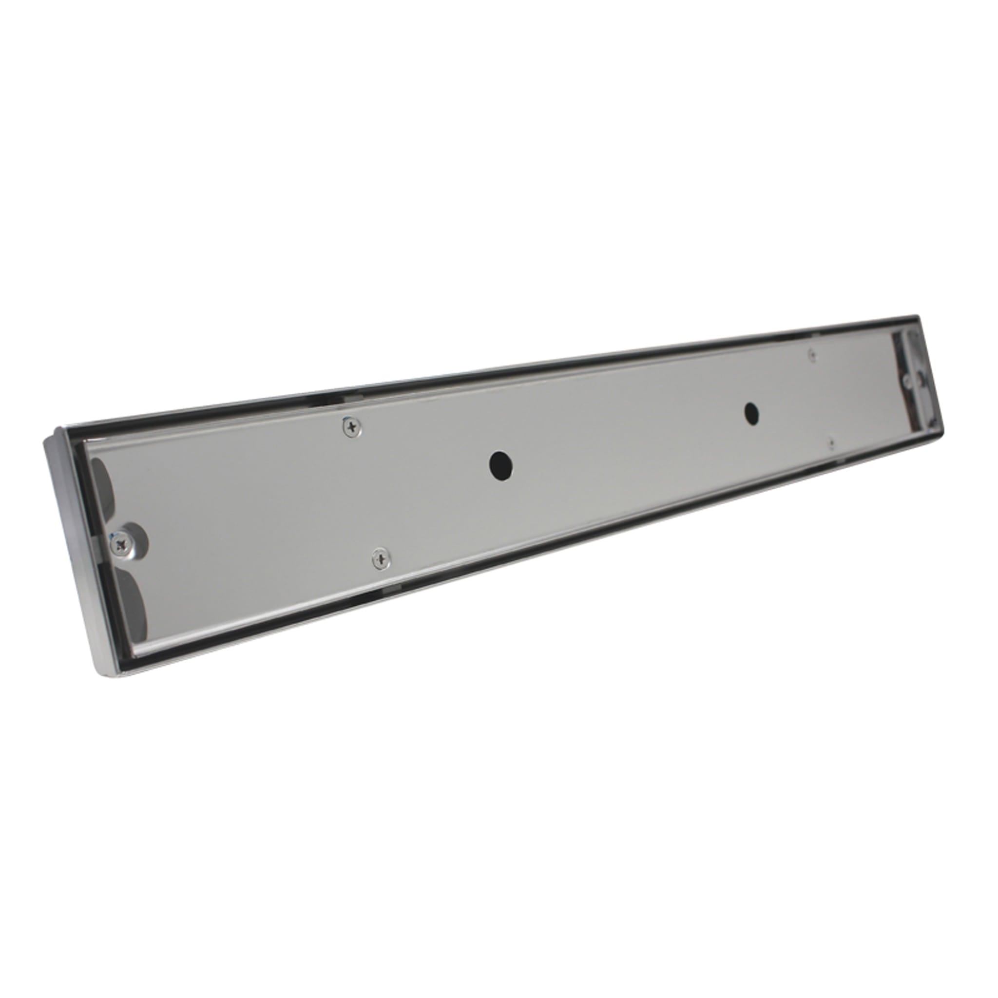 Aquamoon 24" Tile Inserted Linear  Shower Drain, 316 Stainless Steel, Square with Hair Strainer and Fittings