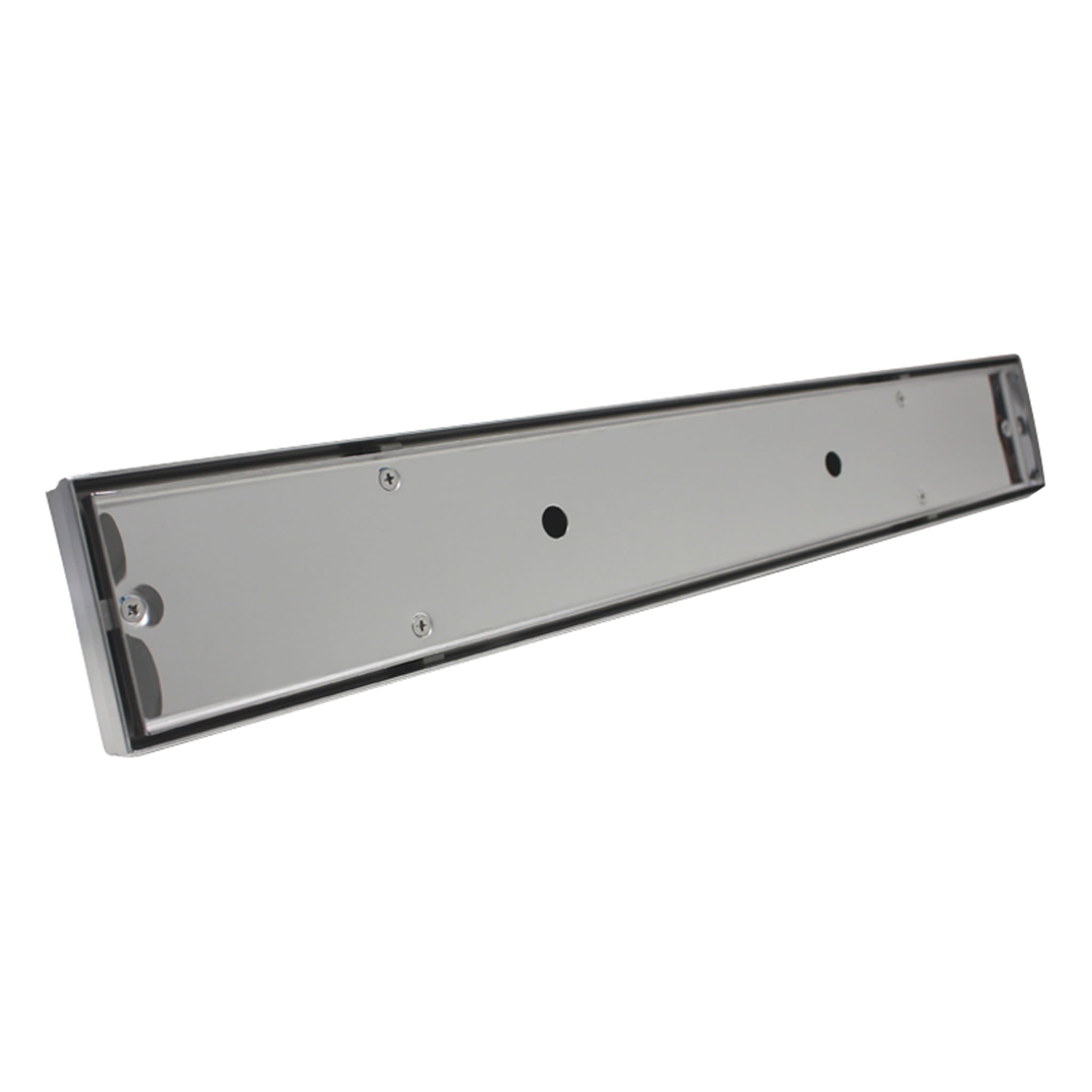 Aquamoon 32" Tile Inserted Linear  Shower Drain, 316 Stainless Steel, Square with Hair Strainer and Fittings