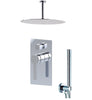 Aquamoon BALI Chrome  Bathroom Modern Rain Mixer Shower Combo Set Ceiling Arm Mounted + Rainfall Shower Head 8