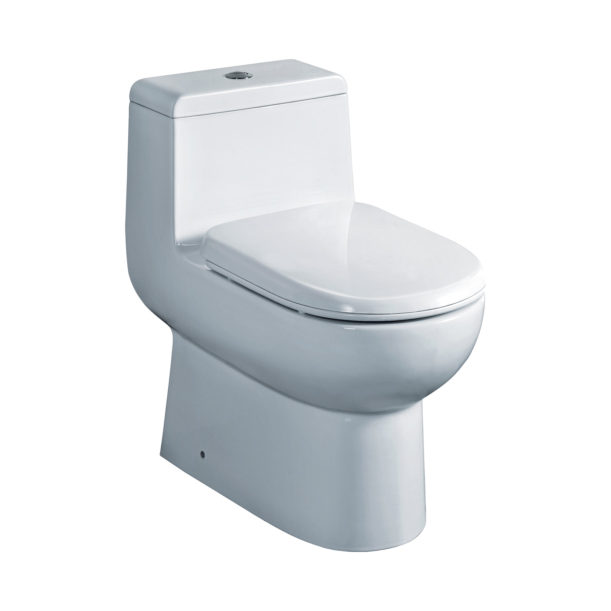 Eago TB 351 Elongated One Piece Dual Flush Toilet With Soft Closing Seat Bath Trends USA