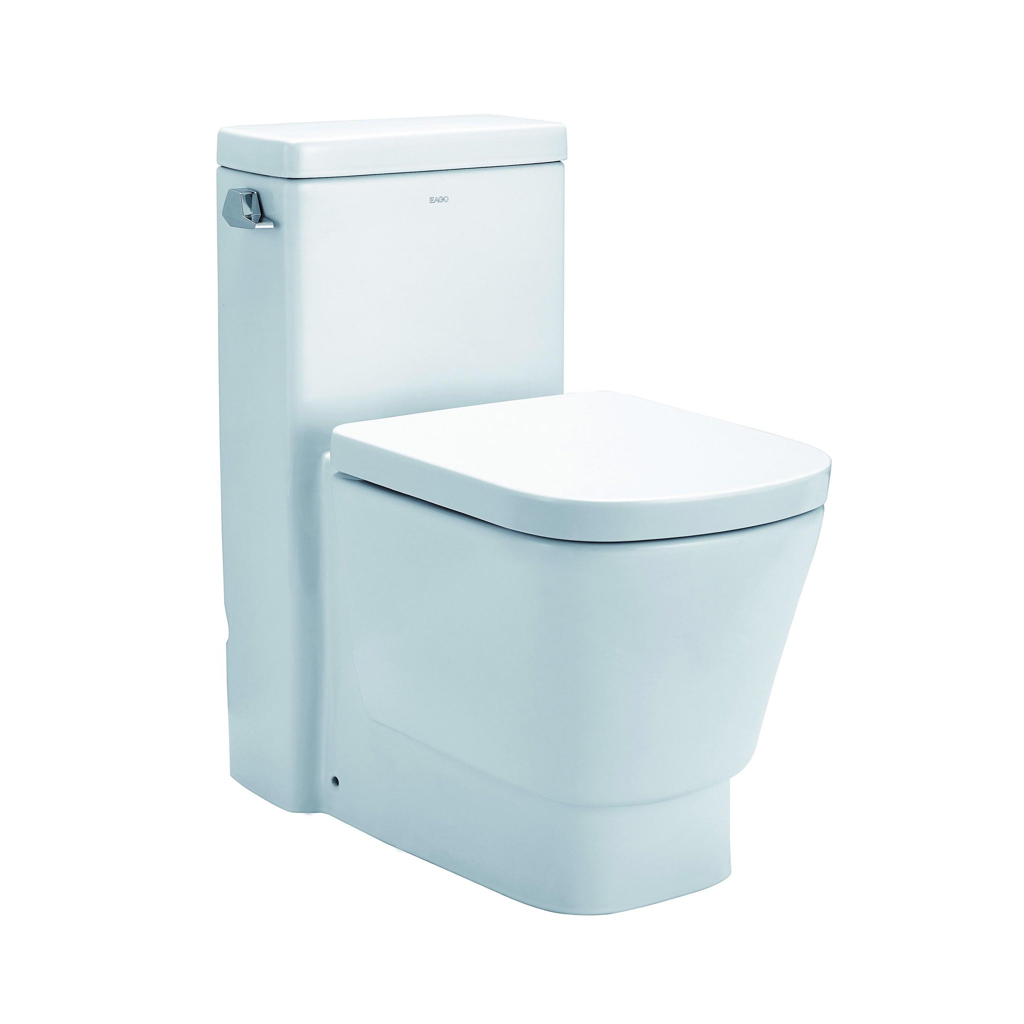 Eago TB 357 Elongated One Piece Single Flush Toilet With Soft Closing Seat