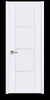 Contemporary SURFACE WHITE  Interior Door Slab  Solid Core Stripes Modern Door, White Oak  Pack 28 x 94.5 x 1 9/16)